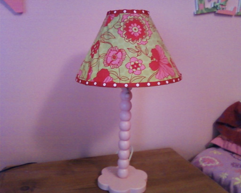 DIY flower lampshade